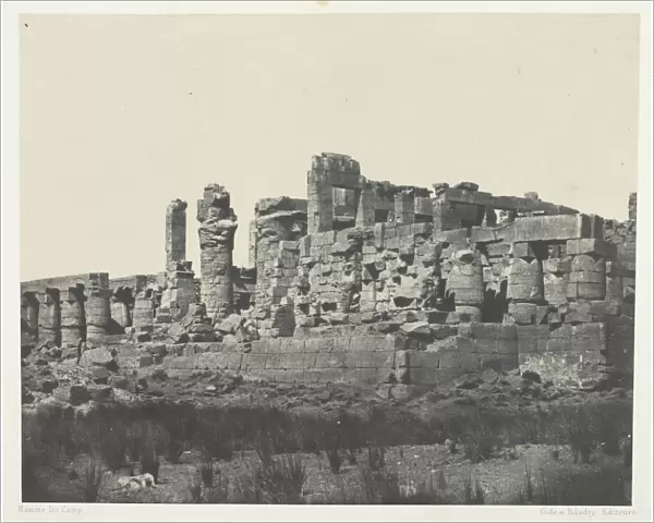 Palais de Karnak, Salle Hypostyle, Prise al Angle Nord-Est;Thebes, 1849  /  51