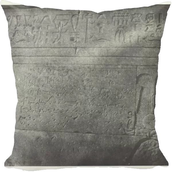 Grand Temple d Isis aPhiloe, Inscription Demotique;Nubie, 1849  /  51