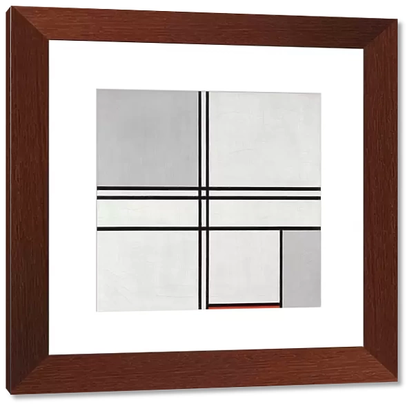 Composition (No. 1) Gray-Red, 1935. Creator: Piet Mondrian