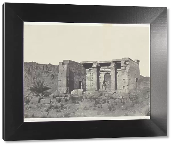 Temple de Tafeh (Ancienne Taphis), Nubie, 1849  /  51, printed 1852. Creator: Maxime du Camp