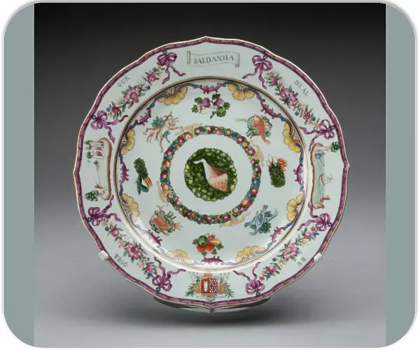 Plate, China, 1760  /  70. Creator: Jingdezhen Porcelain