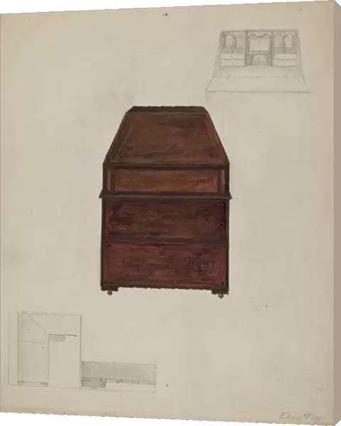 Desk, 1935  /  1942. Creator: Edna C. Rex