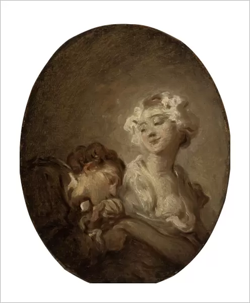 The coquette and the youth. Creator: Fragonard, Jean Honore(1732-1806)