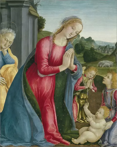 The Adoration of the Christ Child, c. 1490. Creator: Vincenzo Frediani