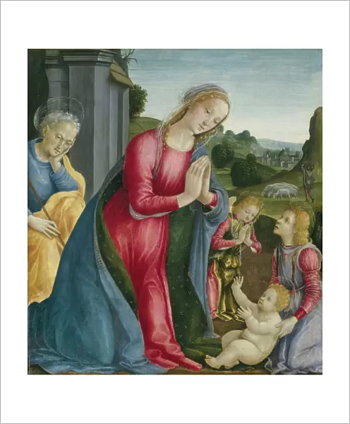 The Adoration of the Christ Child, c. 1490. Creator: Vincenzo Frediani