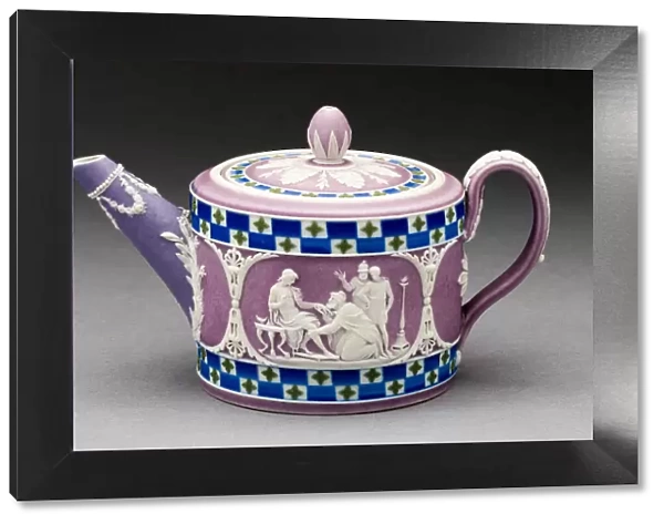 Teapot, Burslem, c. 1790. Creator: Wedgwood