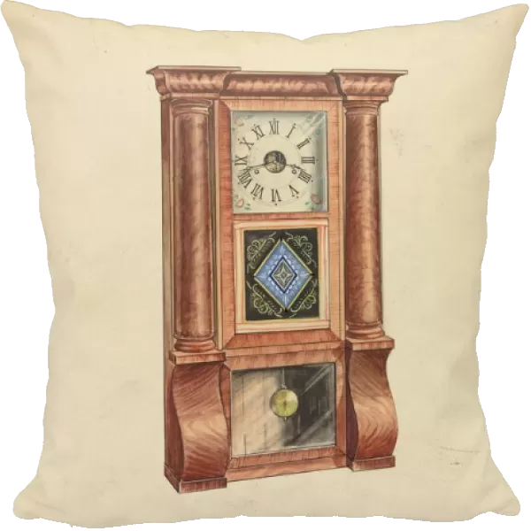 Clock, c. 1953. Creator: Lawrence Phillips