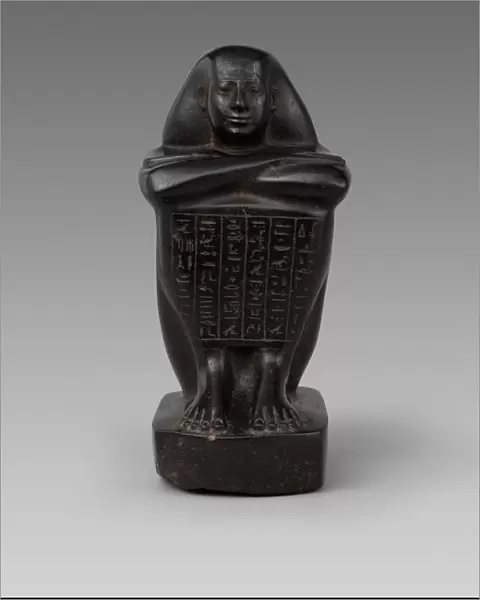 Statue of Shebenhor, Egypt, Late Period, Dynasty 26 (664-525 BCE). Creator: Unknown