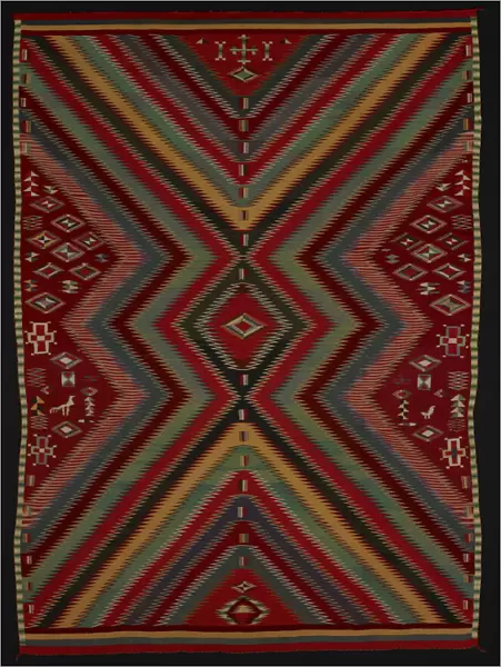 Eye-Dazzler Weaving, New Mexico, 1880 / 1900. Creator: Unknown