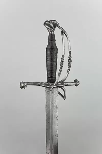 Hand-and-a-Half Sword, Switzerland, Hilt: 19th cent in mid-16th cent Swiss style Blade