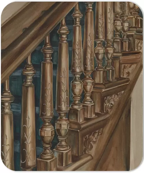 Stair Case, c. 1936. Creator: Natalie Simon