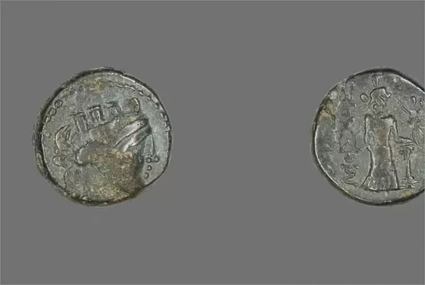 Coin Depicting the Goddess Tyche, 2nd-1st century BCE. Creator: Unknown