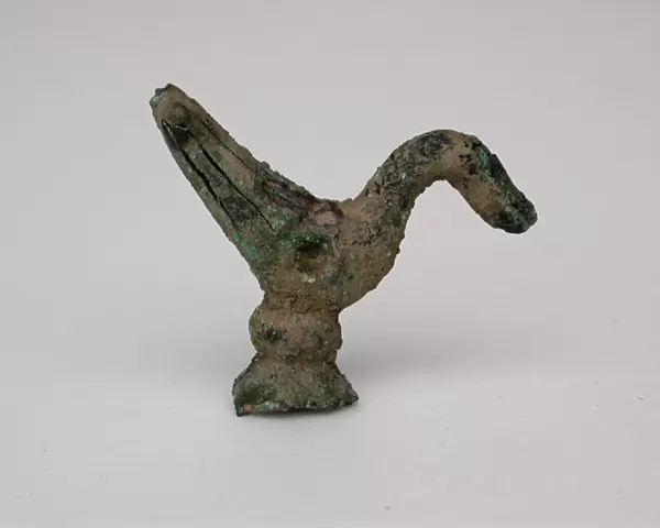 Bird on Broken Stand, Geometric Period (early 7th century BCE). Creator: Unknown