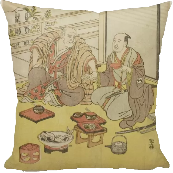 Scenes from Acts Seven and Eight of Chushingura, c. 1788. Creator: Katsukawa Shunko