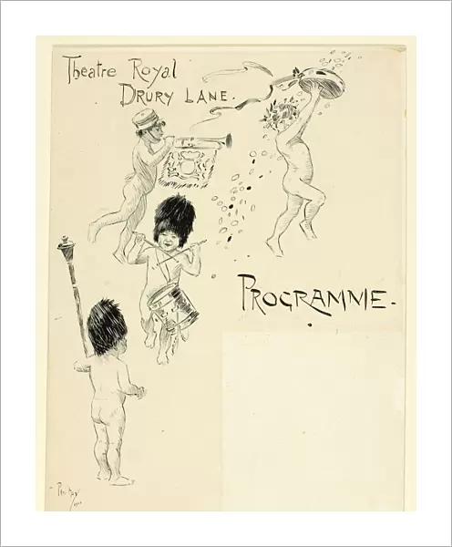Theatre Toyal Drury Lane Programme, 1900. Creator: Philip William May