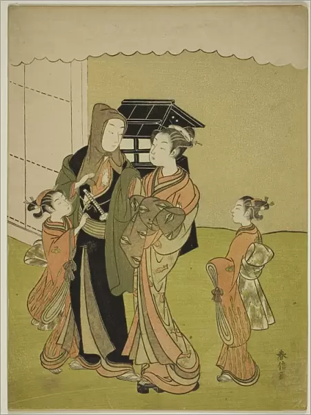 Lovers Parting in the Morning, c. 1765  /  70. Creator: Suzuki Harunobu