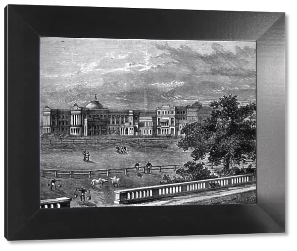 View of Government House, Calcutta, c1891. Creator: James Grant