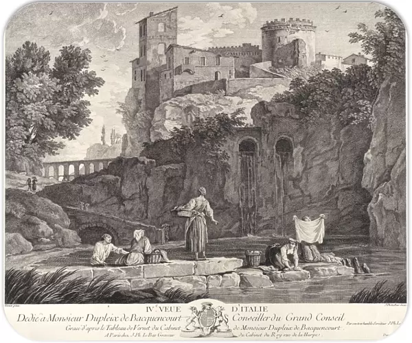 Fourth View of Italy, ca. 1750-1800. Creator: Pierre Jacques Duret