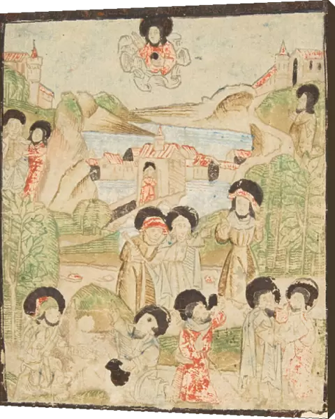 Hermit Saints (Schr. 1773b), 15th century. 15th century. Creator: Anon