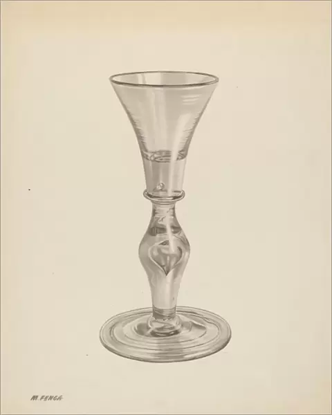 Wine Glass, c. 1939. Creator: Michael Fenga