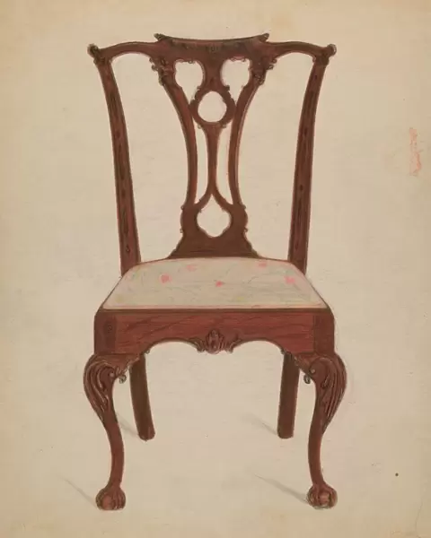 Chair, 1935  /  1942. Creator: John Garay