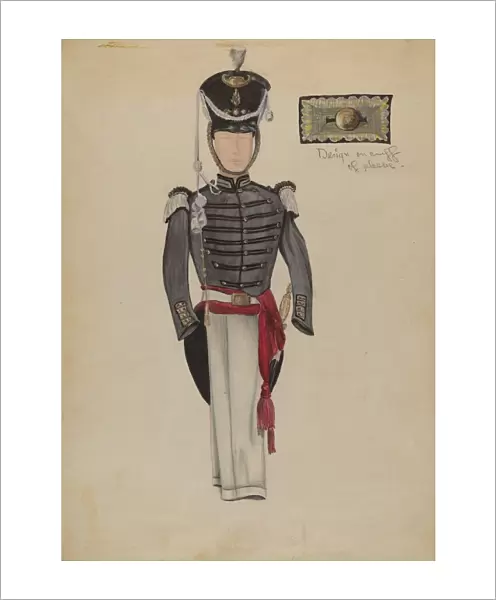 Sargents Dress Uniform, c. 1936. Creator: Jean Gordon