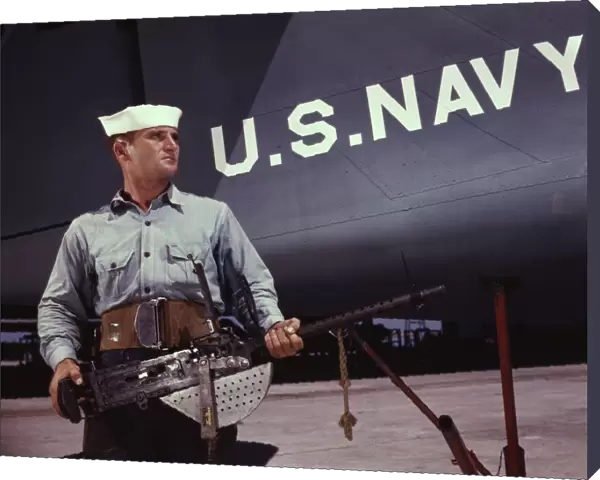 After seven years in the Navy, J.D. Estes is con... Naval Air Base, Corpus Christi, Texas, 1942. Creator: Howard Hollem