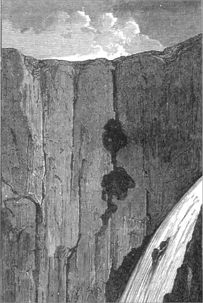 The Voringfoss; Northern Wanderings, 1875. Creator: Frank Usher