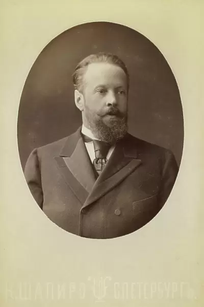 Count Serge Vitte, half-length portrait, facing right, between 1880 and 1886. Creator: Unknown