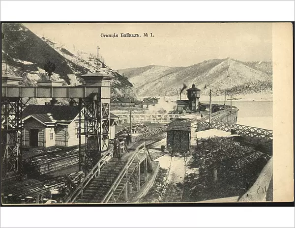 Station 'Baikal', 1904. Creator: Unknown. Station 'Baikal', 1904. Creator: Unknown