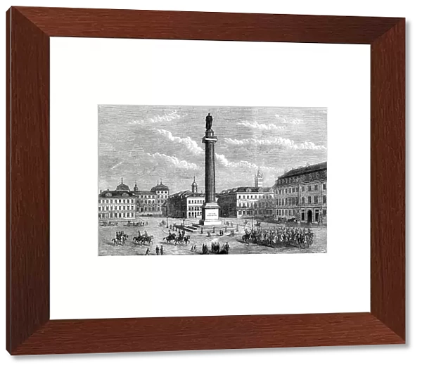 The Louisen Platz (or Square), Darmstadt, 1862. Creator: Unknown