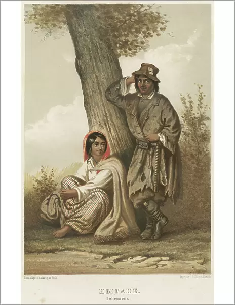 Gypsies, 1862. Creator: Karl Fiale