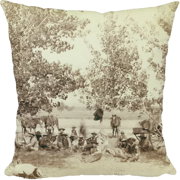 Dinner scene, between 1887 and 1892. Creator: John C. H. Grabill