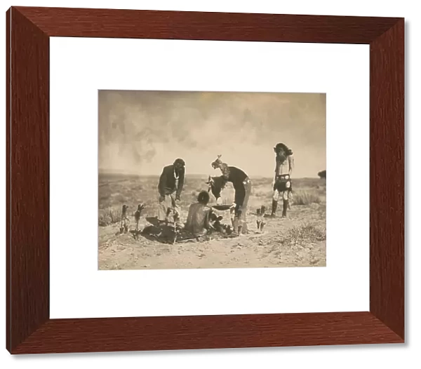 Giving the medicine-Navaho, c1905. Creator: Edward Sheriff Curtis
