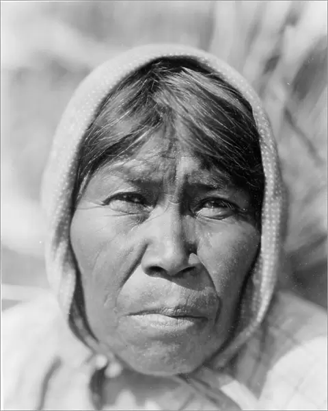 A Cupeño woman, c1924. Creator: Edward Sheriff Curtis