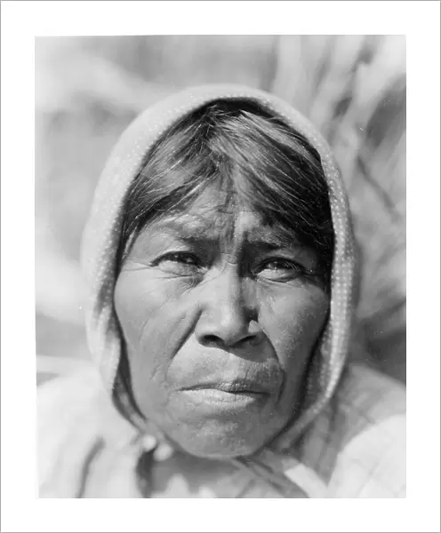 A Cupeño woman, c1924. Creator: Edward Sheriff Curtis