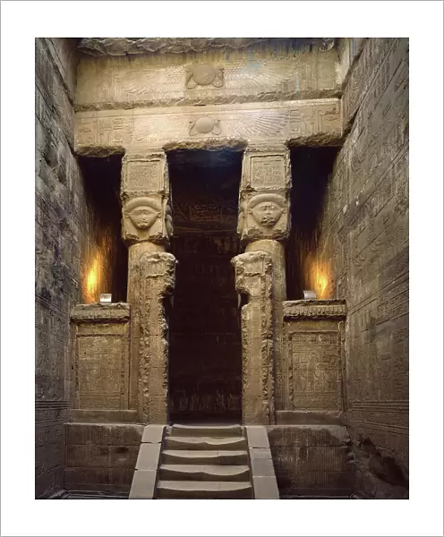 Hathor Shrine, Dendera, Egypt, 1984. Creator: Ethel Davies