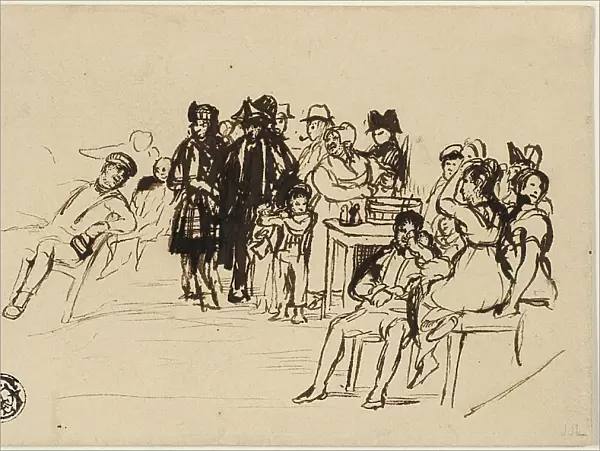 Study for Right Group, c.1820. Creator: David Wilkie