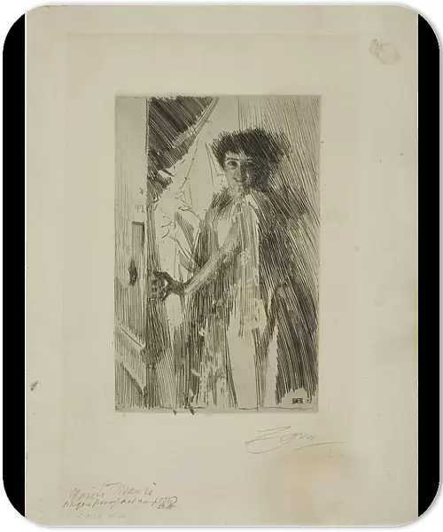 Rosita Mauri, 1889. Creator: Anders Leonard Zorn