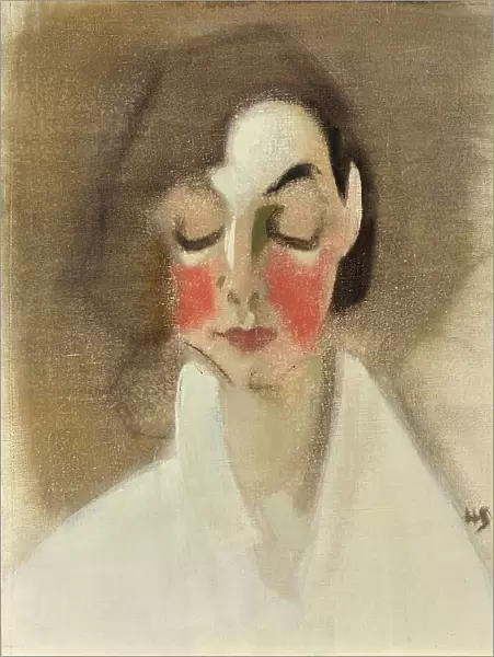 Rosy-Cheeked Girl, 1927. Creator: Schjerfbeck, Helene (1862-1946)