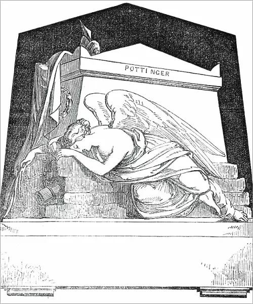 Monument to the late Major Eldred Pottinger, C.B. by Baily, 1850. Creator: Unknown
