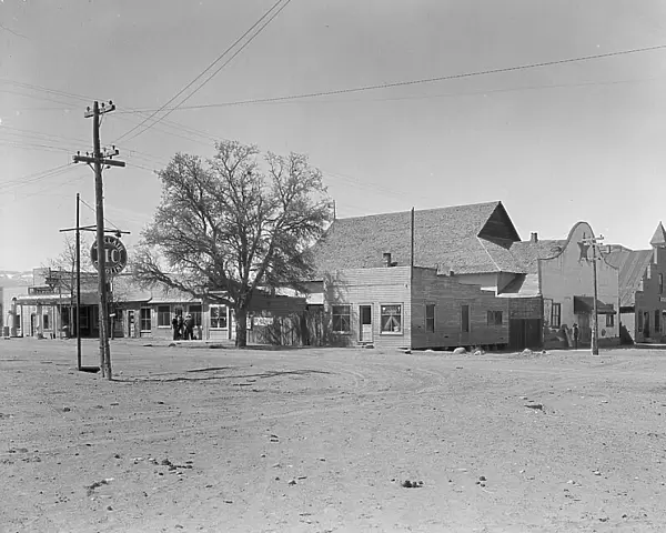 Main street and town center, Escalante, Utah, 1936. Creator: Dorothea Lange