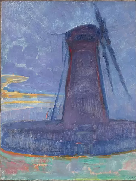 Mill in Domburg, 1908. Creator: Mondrian, Piet (1872-1944)