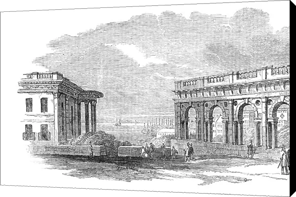 Odessa - Colonnade of the New Exchange, 1854. Creator: Unknown