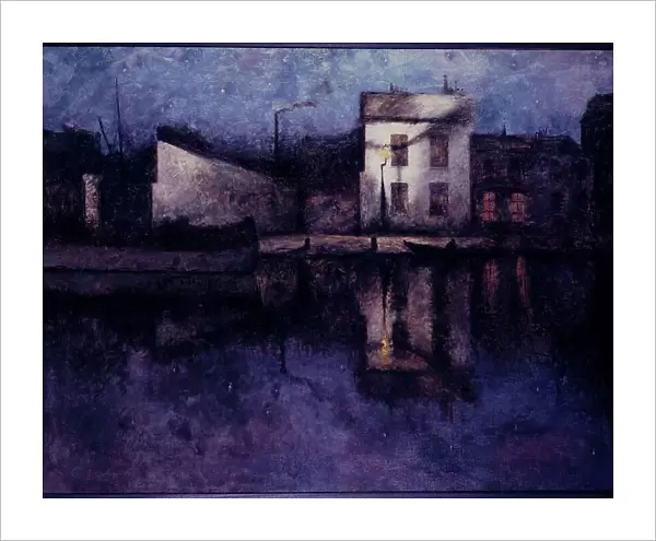 Saint-Martin canal, 10th arrondissement, 1890. Creator: Unknown