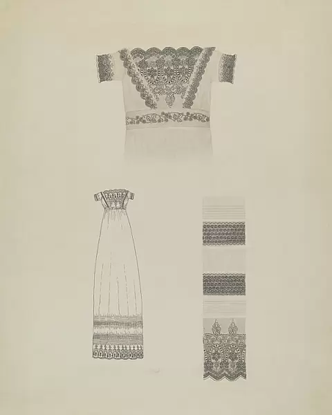 Infant's Dress, c. 1937. Creator: Joseph L. Boyd