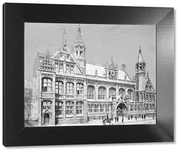 The New Law Courts at Birmingham, opened by the Prince and Princess of Wales, 1891. Creator: Unknown