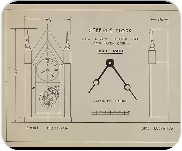Steeple Clock, 1935 / 1942. Creator: Unknown