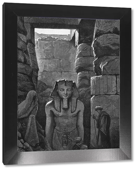 Another recently discovered Statue of Ramses II at Luxor, 1886. Creator: Unknown