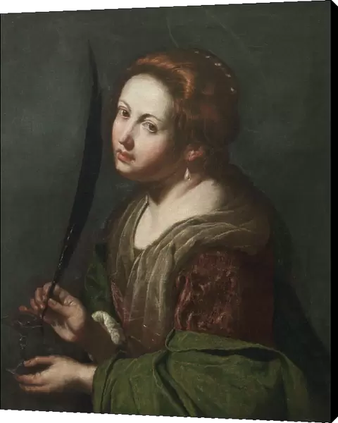 Saint Lucia, 1636-1638. Creator: Gentileschi, Artemisia (1598-1653)